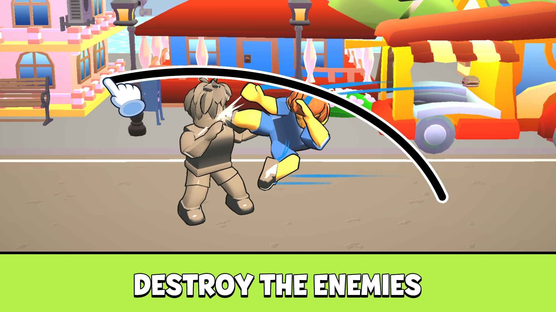 Blocks Combat Fight Simulator: Draw Strike! screenshot