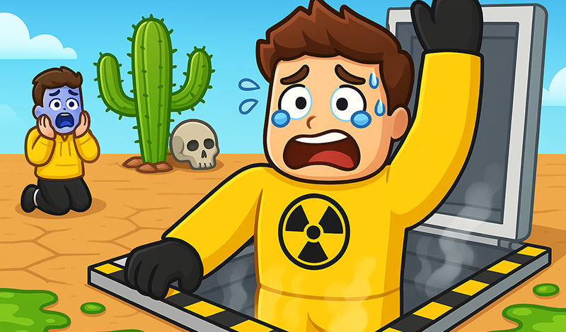 Obby: Survive Zombie Town game cover