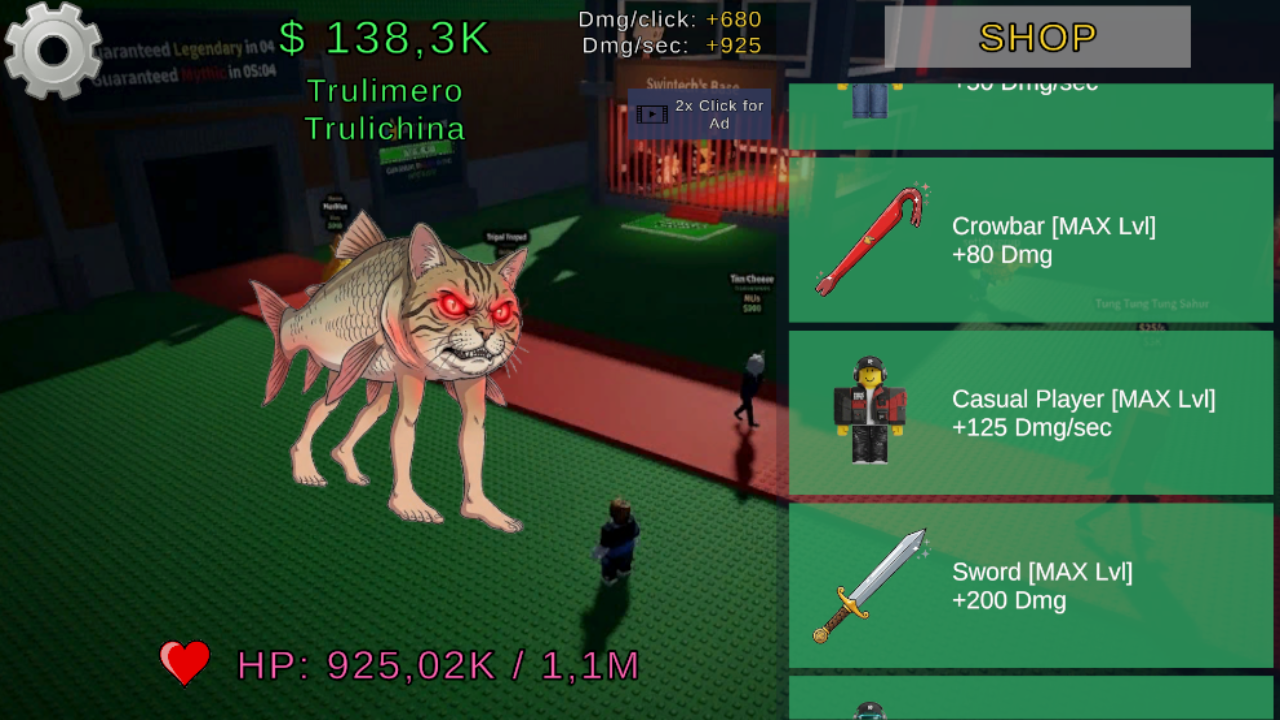 Defeat Brainrot Clicker — screenshot 3
