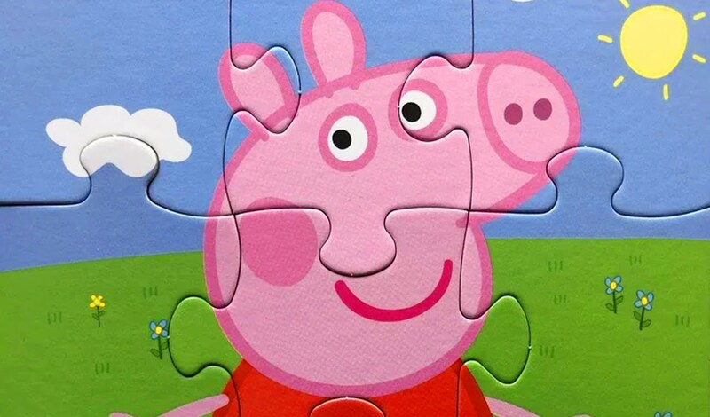Puzzles. Peppa Pig! game cover