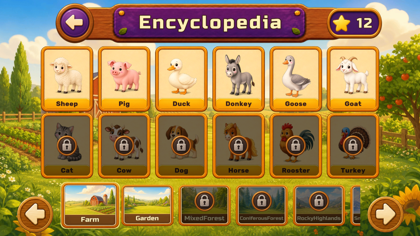 Memo: Find the Animal Pairs — screenshot 4