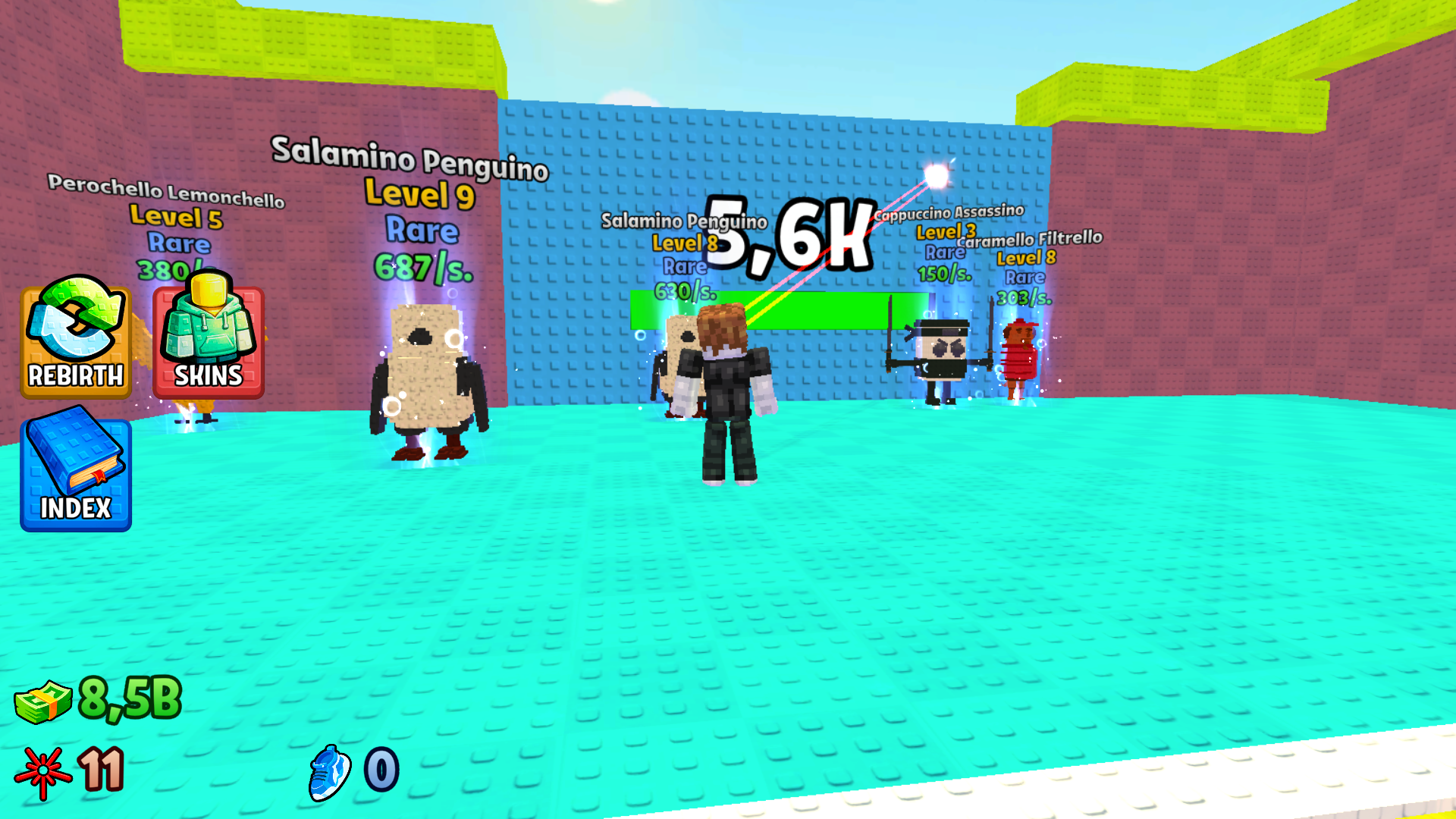 Brainrots 3D: Destroy walls with a laser! — screenshot 4
