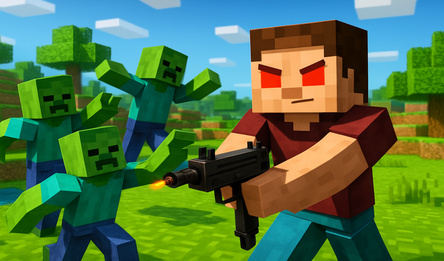 Herobrine vs. Monster Shool