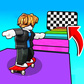 Obby: Skateboard Race