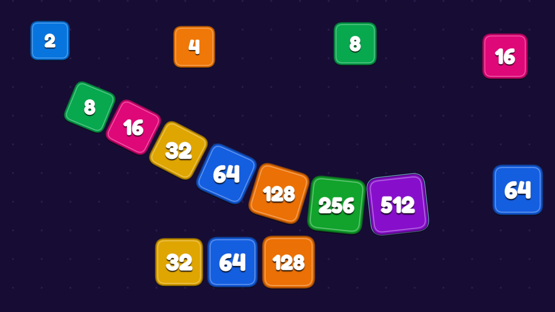 Tilewake 2048 — screenshot 2