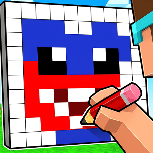 Draw Mine Skins: Color by Number & Cells icon