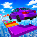 Mega ramp car stunt race
