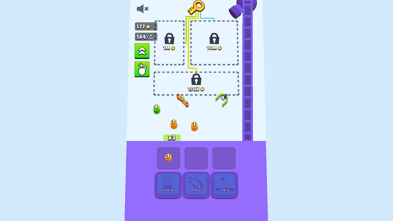 Idle PinBall - Merge Clicker screenshot