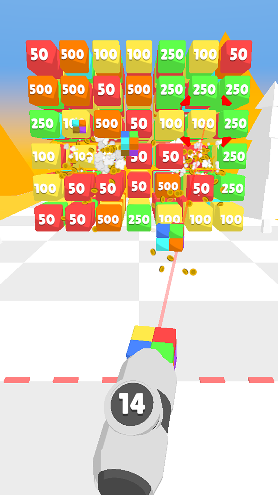 Evil cubes 2048 screenshot 6