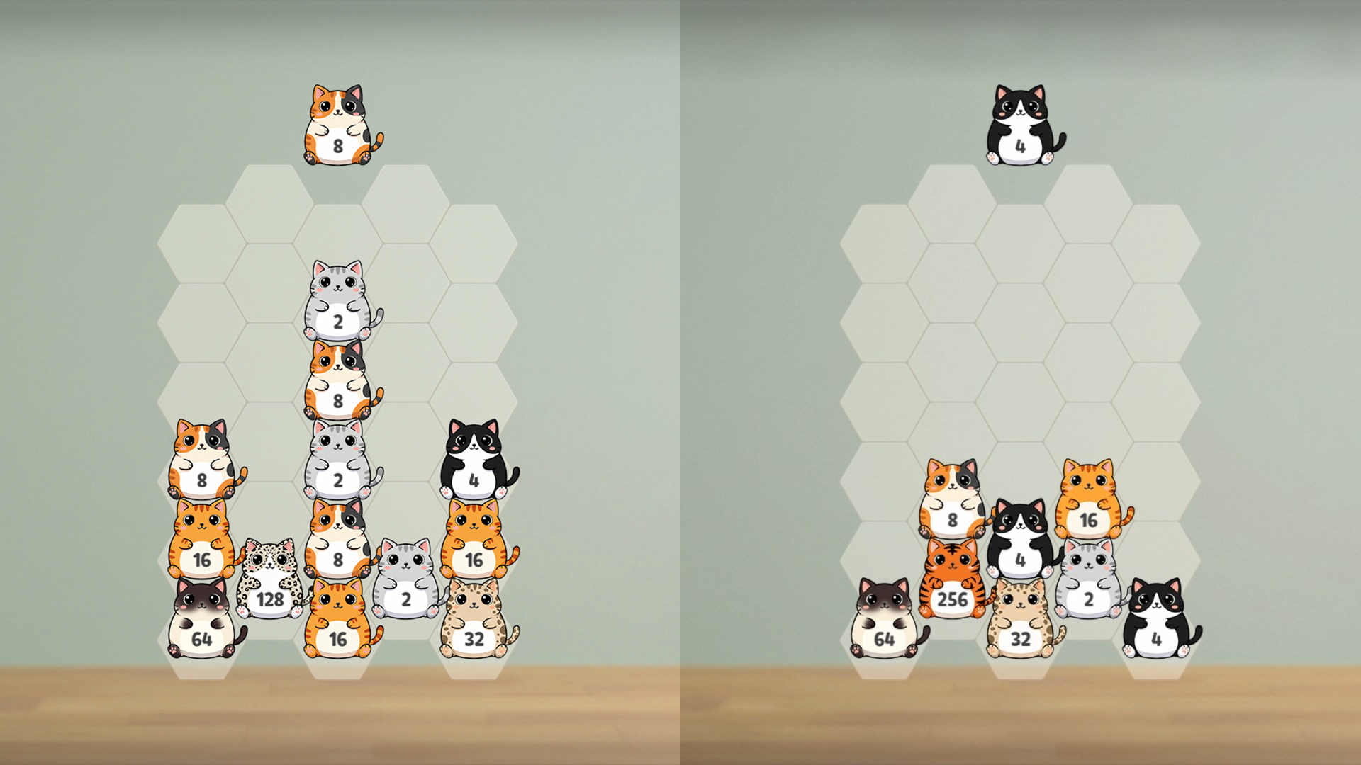 Caterfall 2048 — screenshot 2