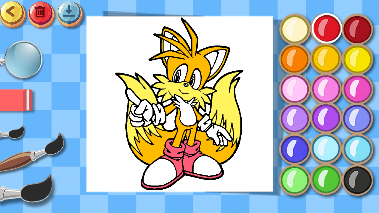Sonic Wonder Coloring screenshot