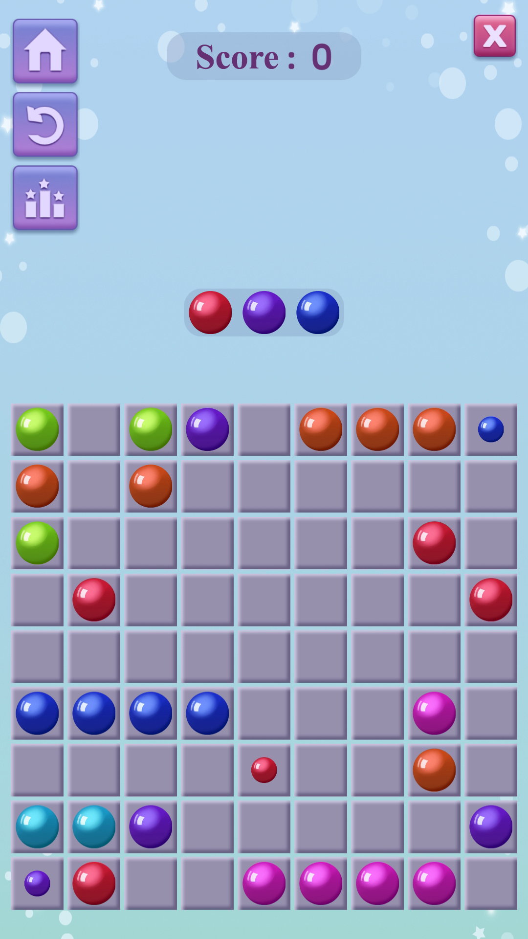 Connect colored balls in line screenshot 3