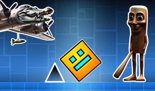 Brainrot Animals Geometry Dash