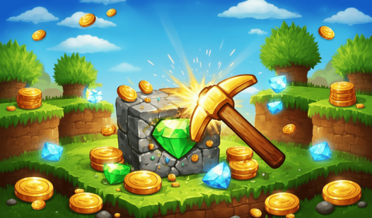 Крафт Кликер: Добыча Ресурсов