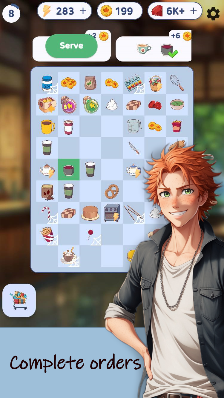 Maple Cafe Merge Story screenshot 5
