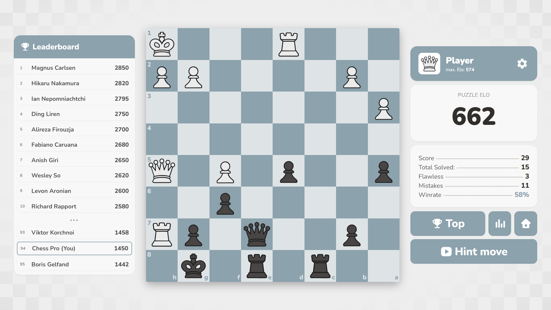 Chess Puzzles: Can you find the best move? — screenshot 6