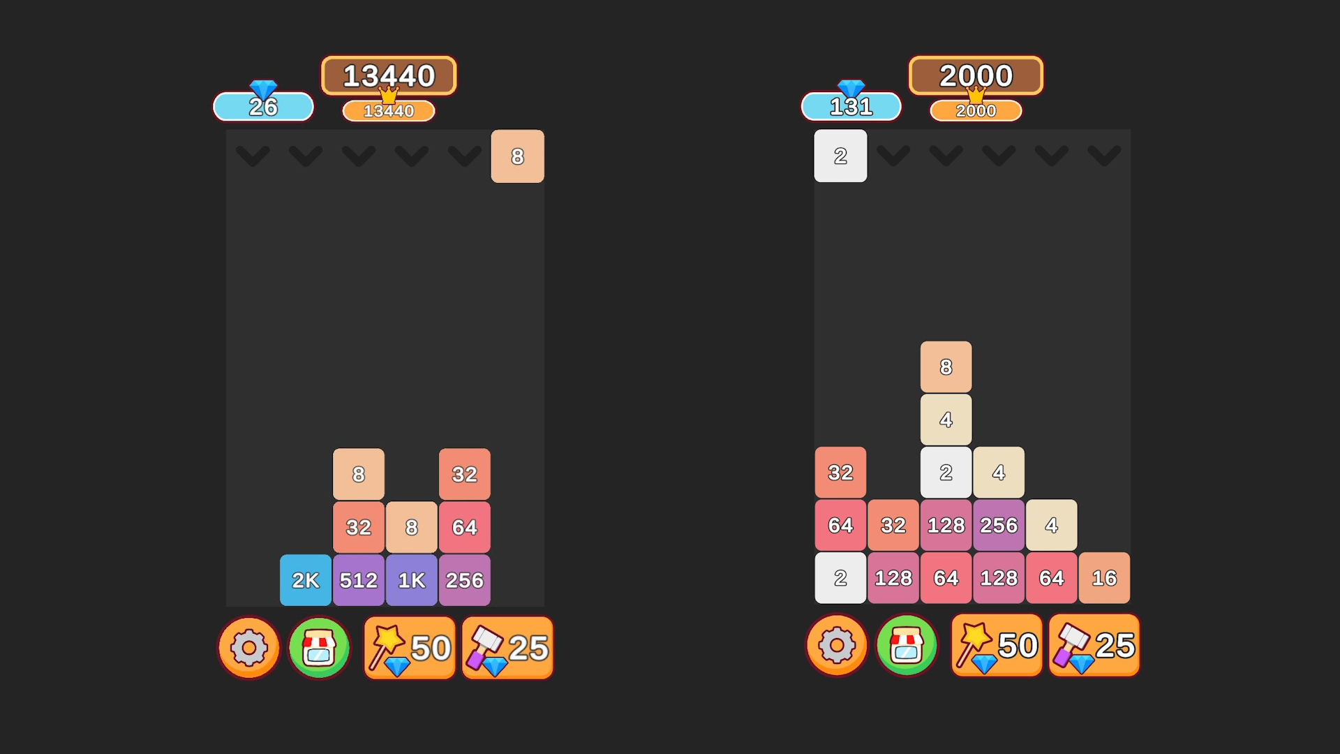 2048 Блоки: Бесконечность — screenshot 3