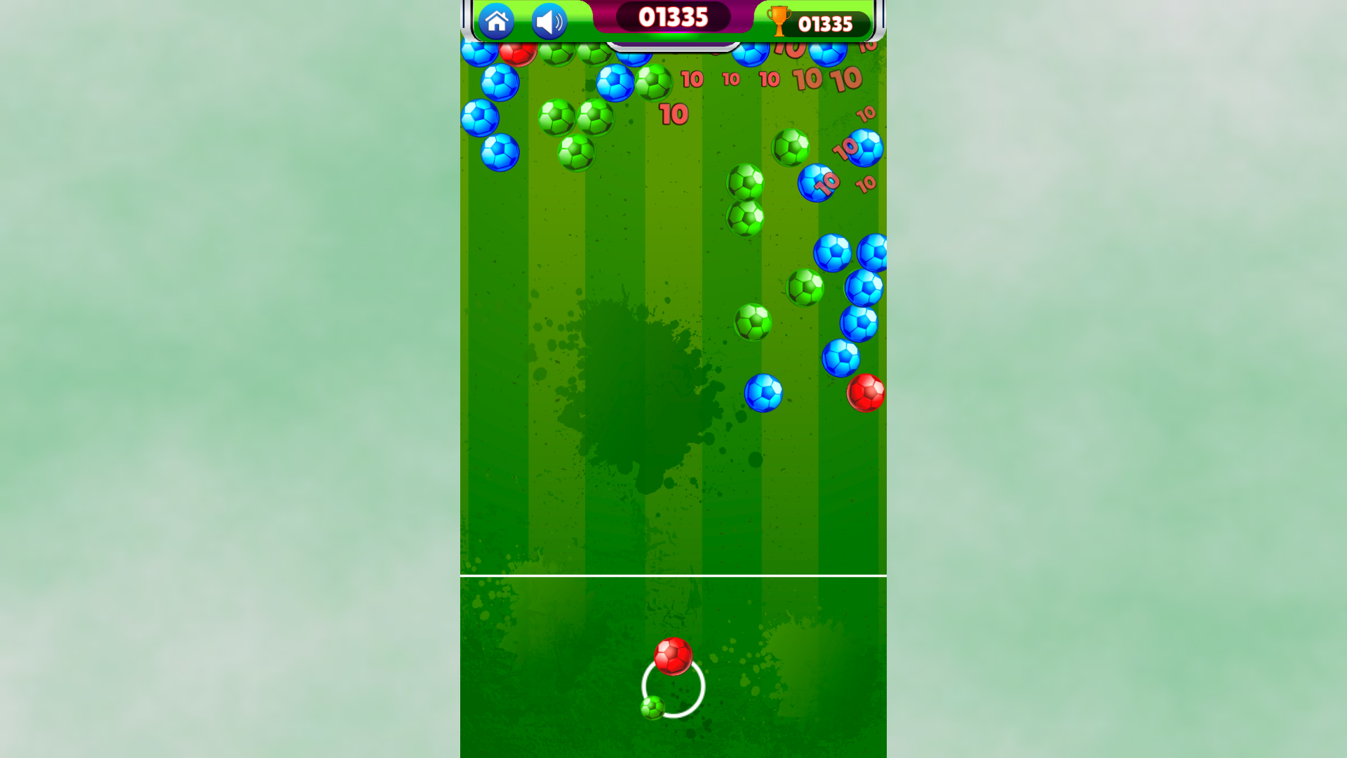 Popping balls screenshot