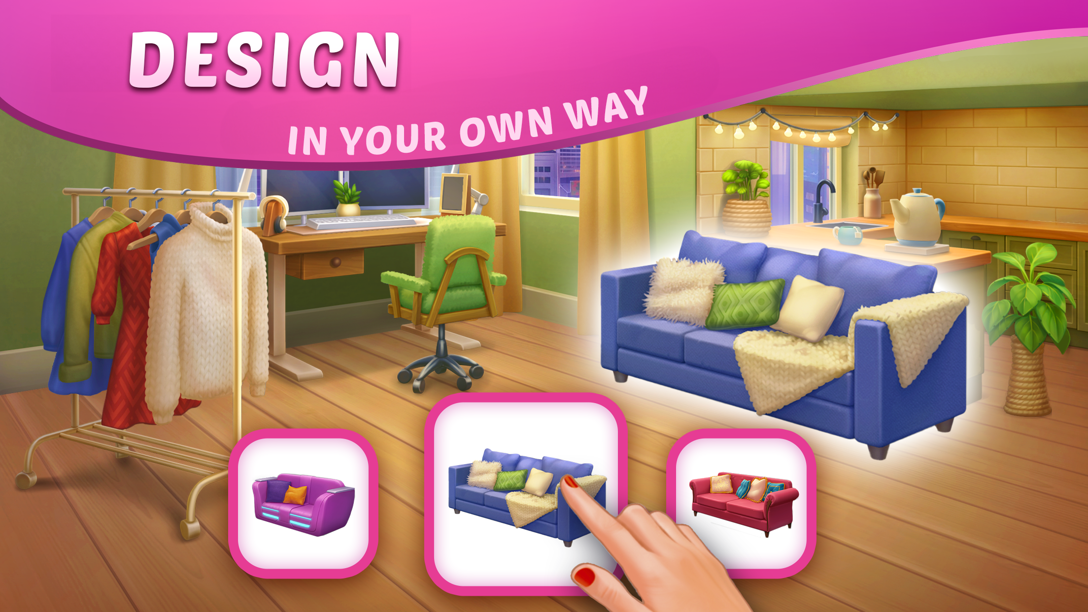 DesignVille: Merge & Design — screenshot 2