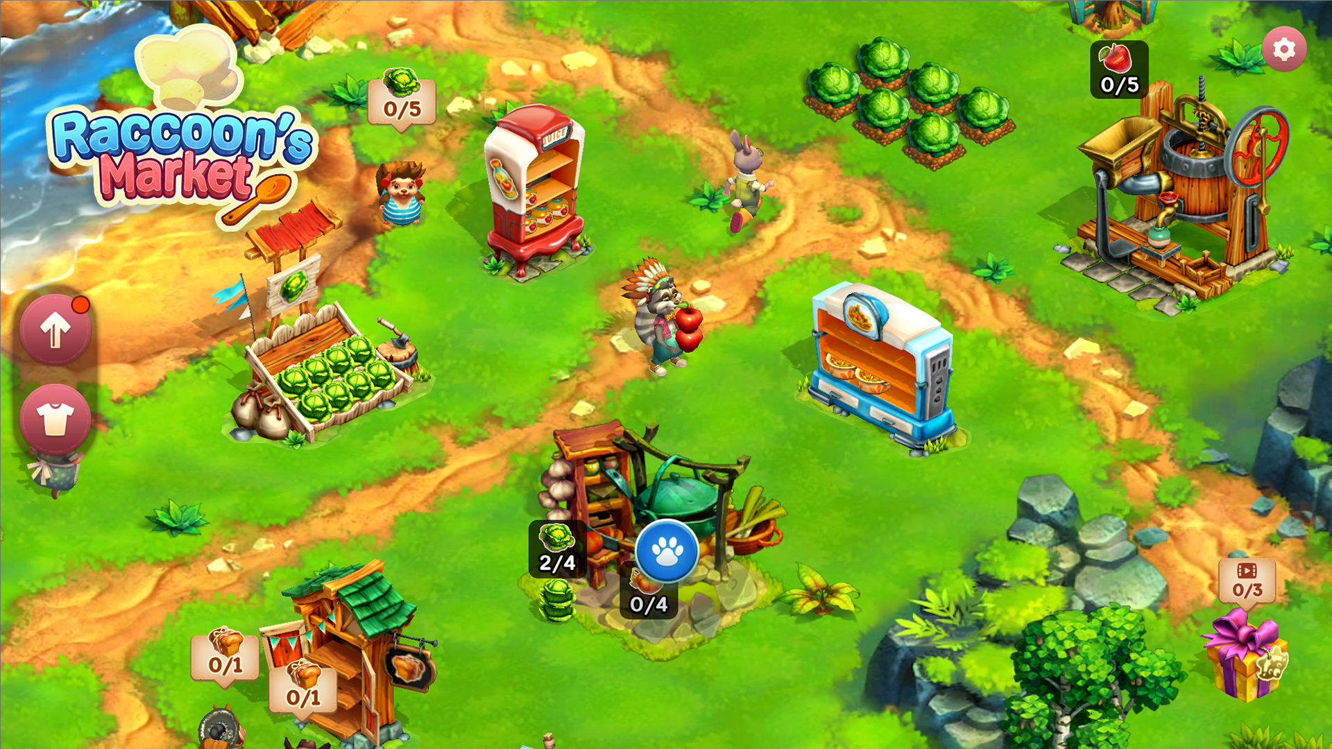 Raccoon Market screenshot