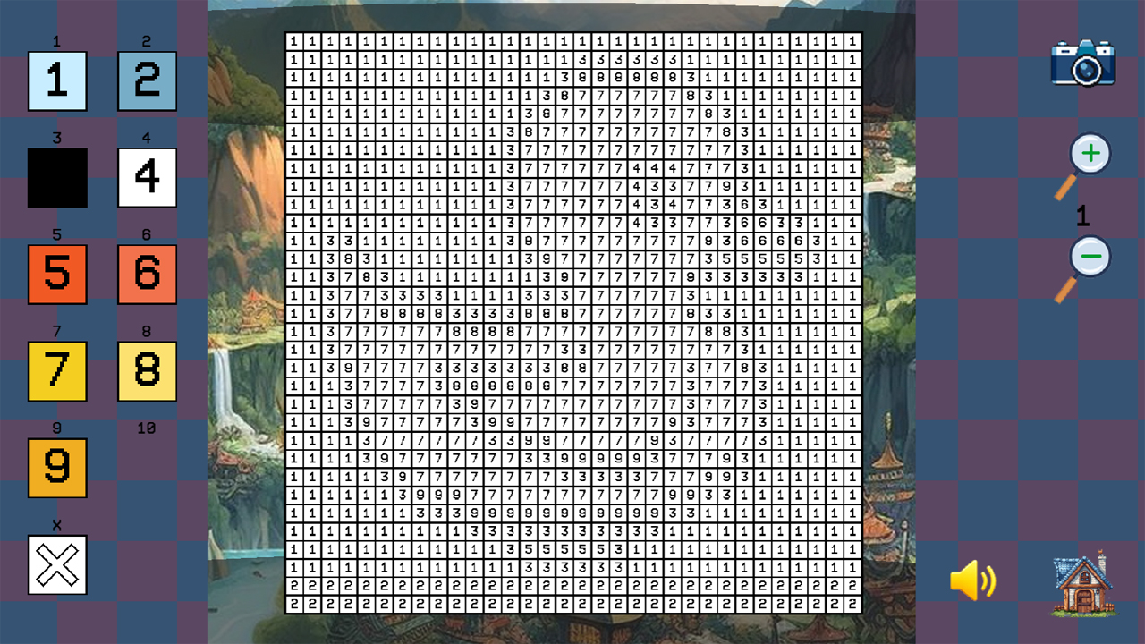 Color pixel coloring pages — screenshot 4