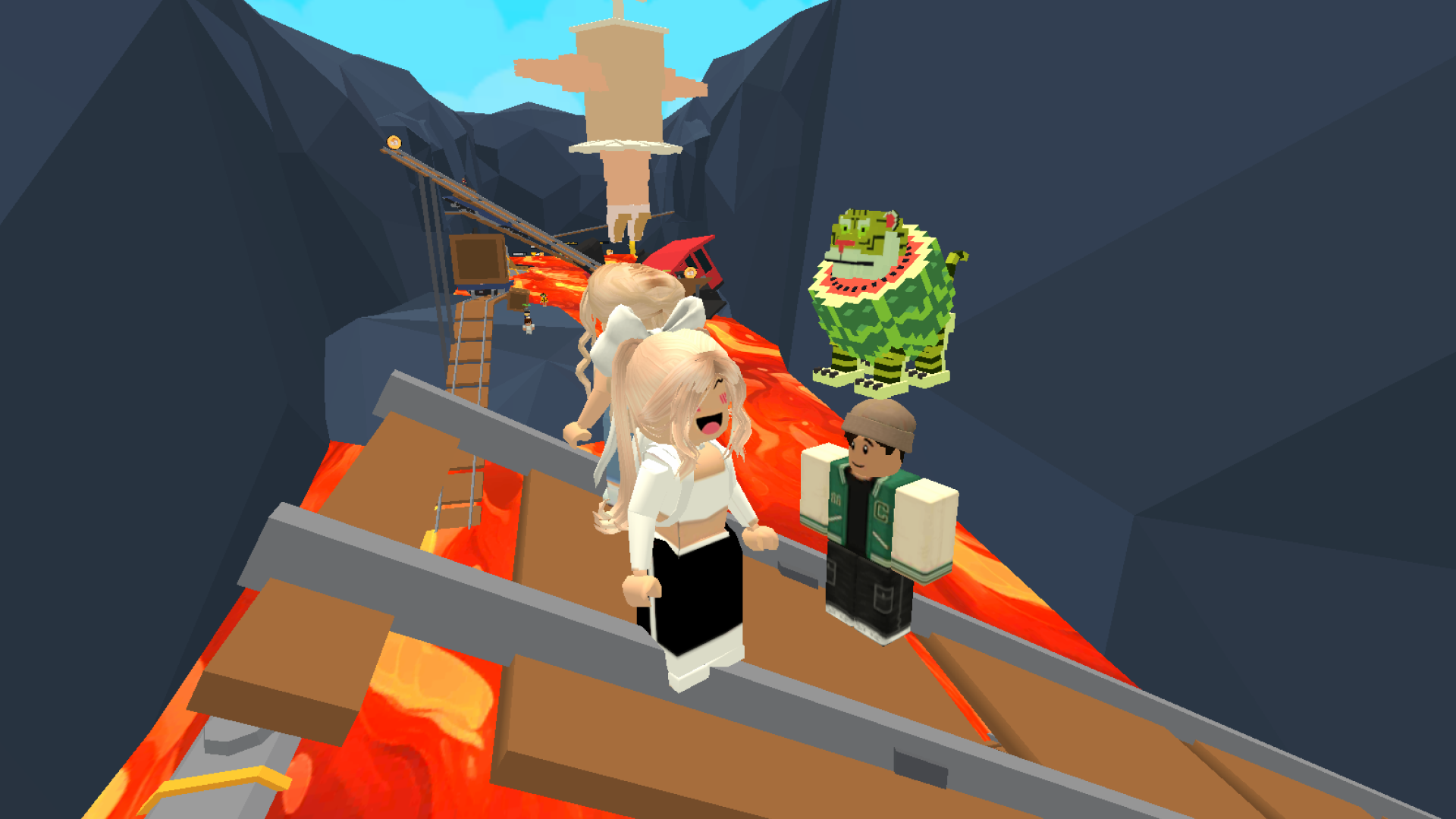 Obby: Escape from Lava with Brainrot — screenshot 2
