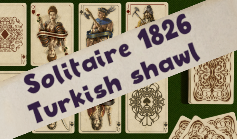 Solitaire 1826 Turkish shawl game cover