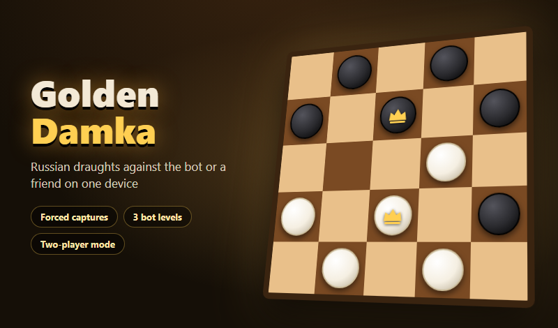 Golden Damka game cover