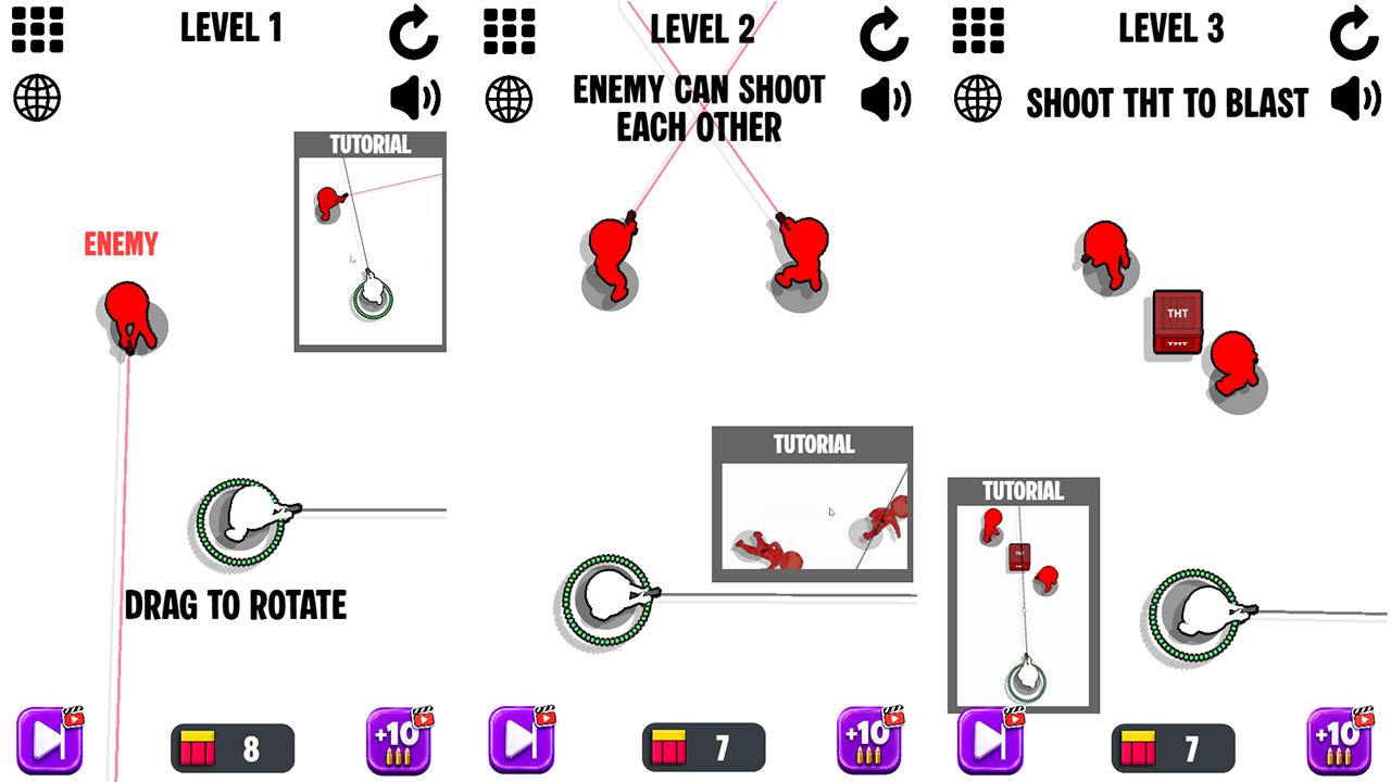 SpinyShot 3D — screenshot 1