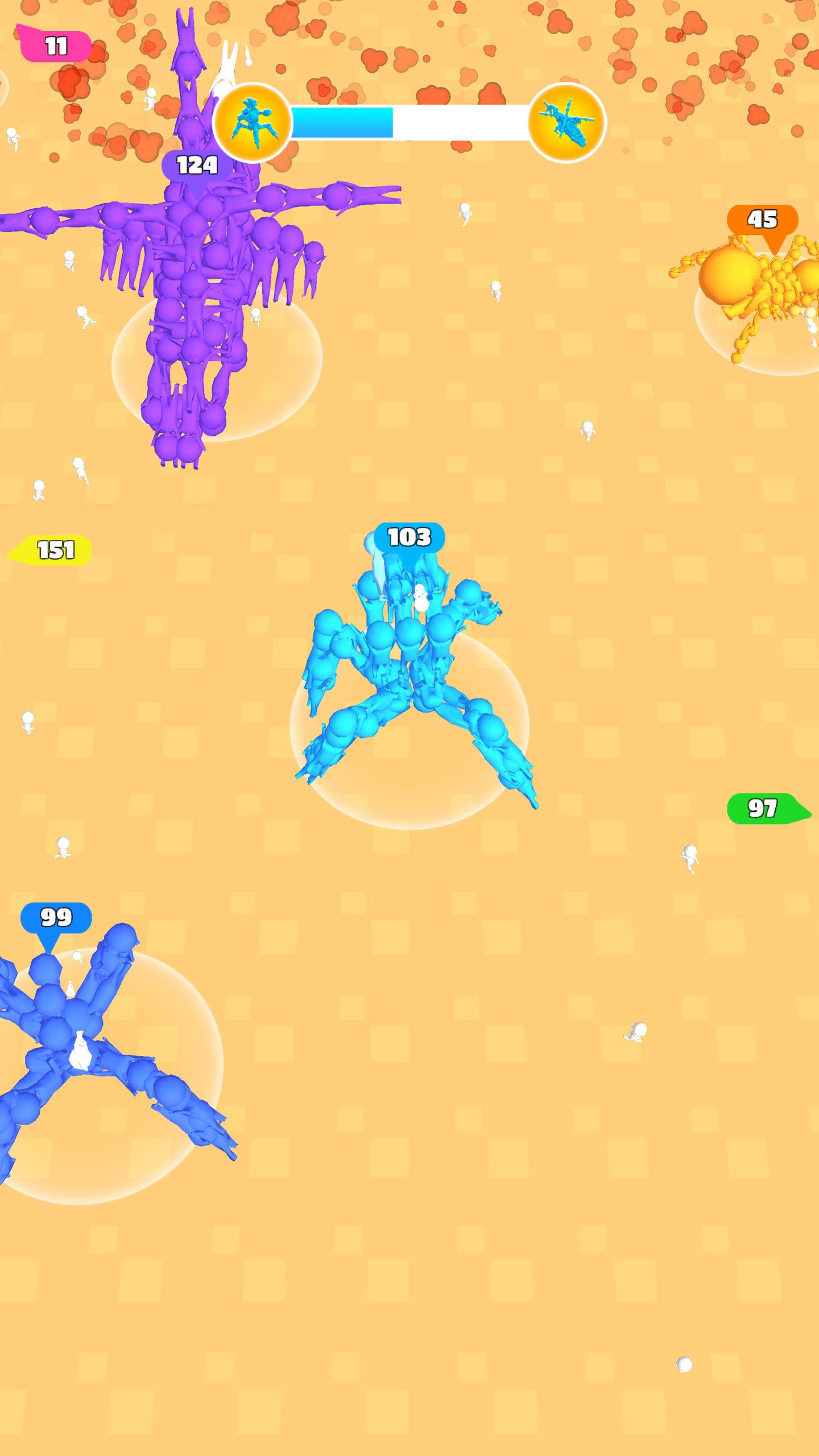 Battle of Stickman: Evolution of People.io 3D screenshot 10