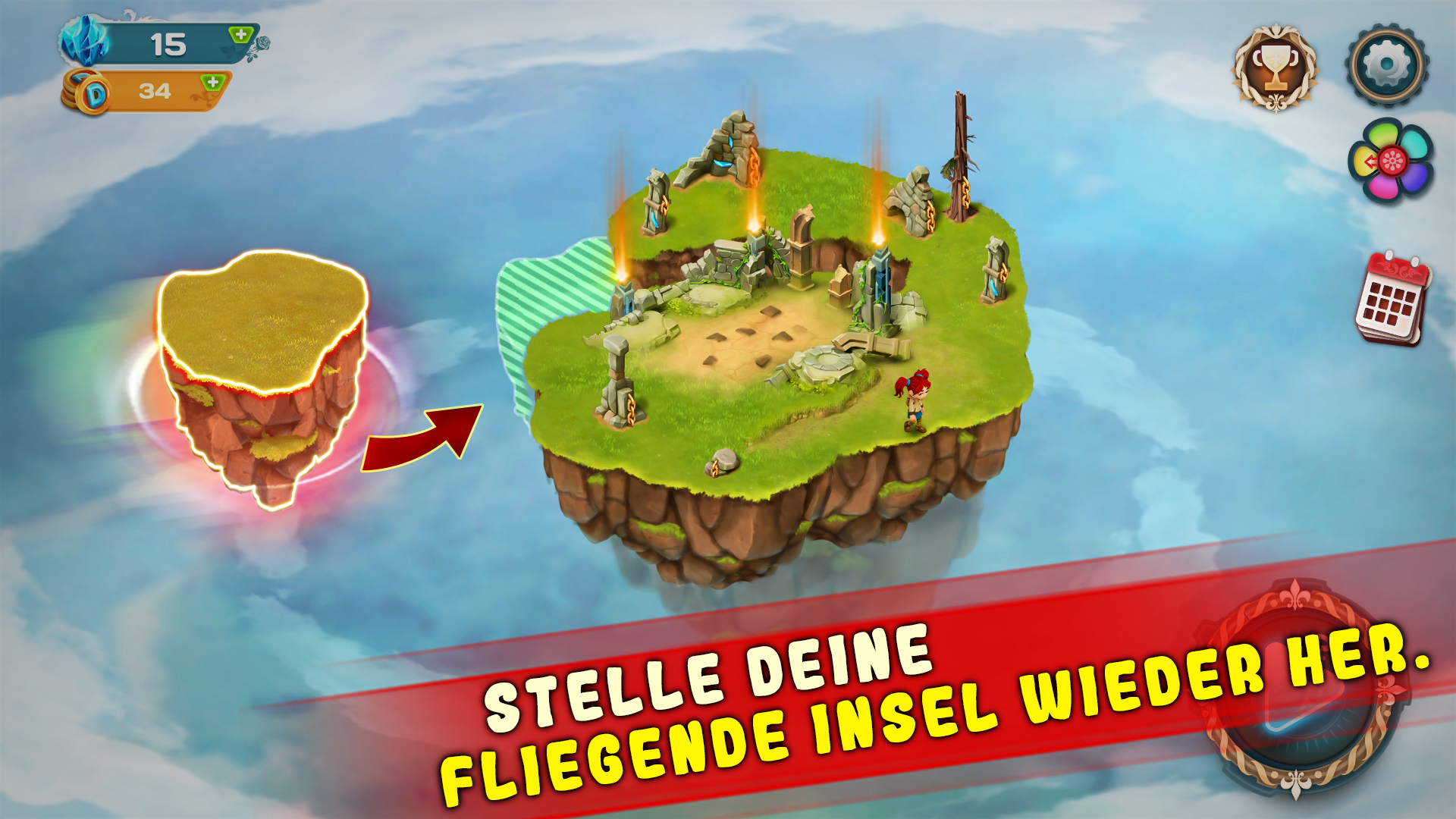 Diamant Sky Stories Match 3 — screenshot 2