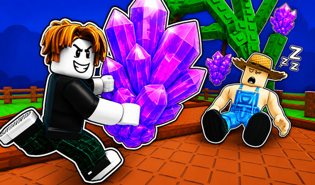 Grow Crystals! Obby Farm Tycoon Magnate +1 RNG