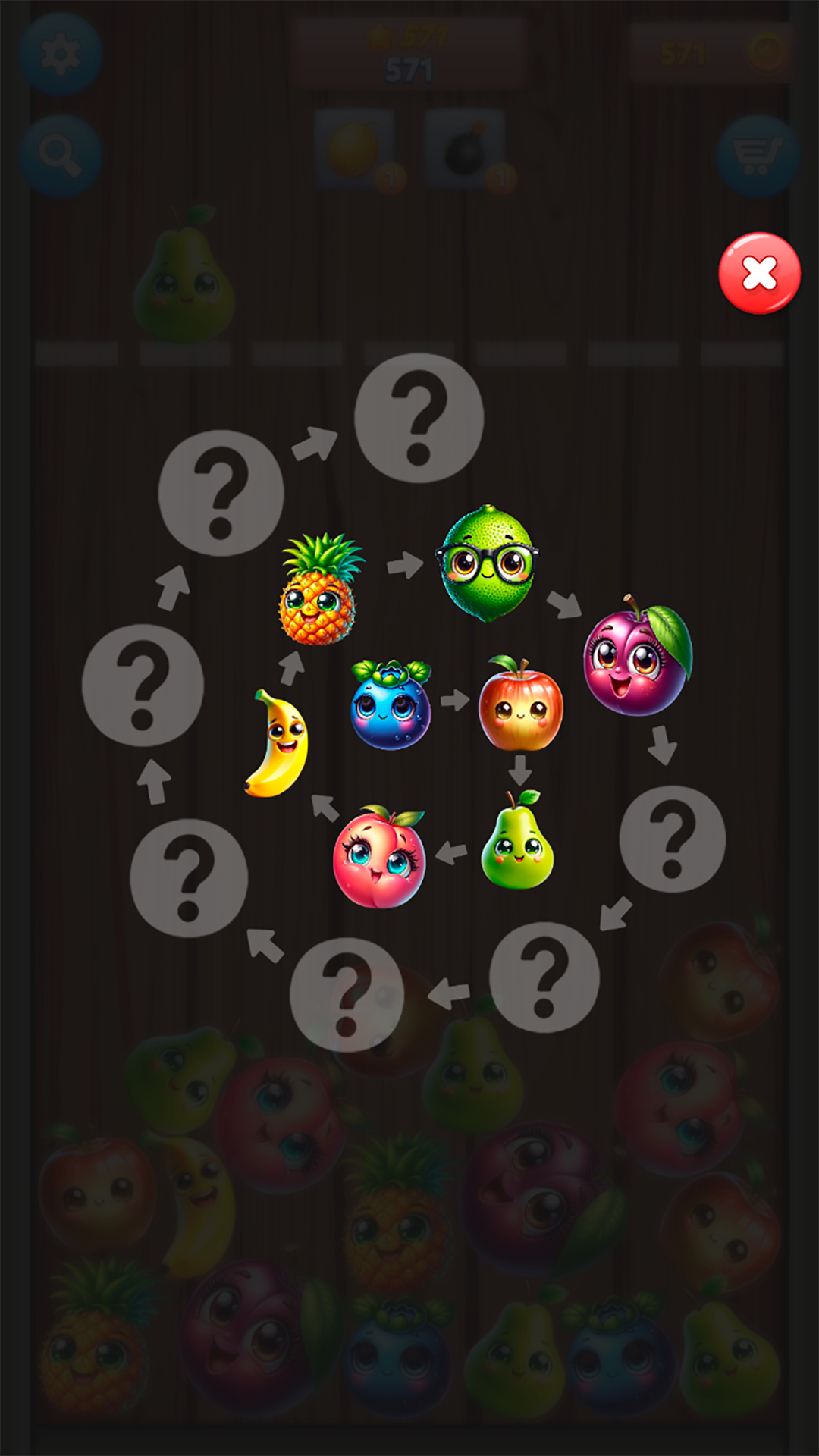 Combine fruits: Sweet Delight! screenshot 8