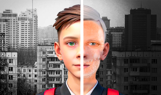 Grandson and Grandfather For two  loading=