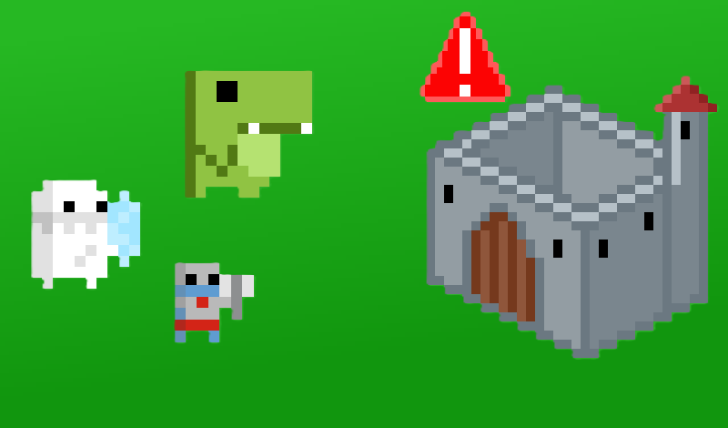The castle is in danger game cover