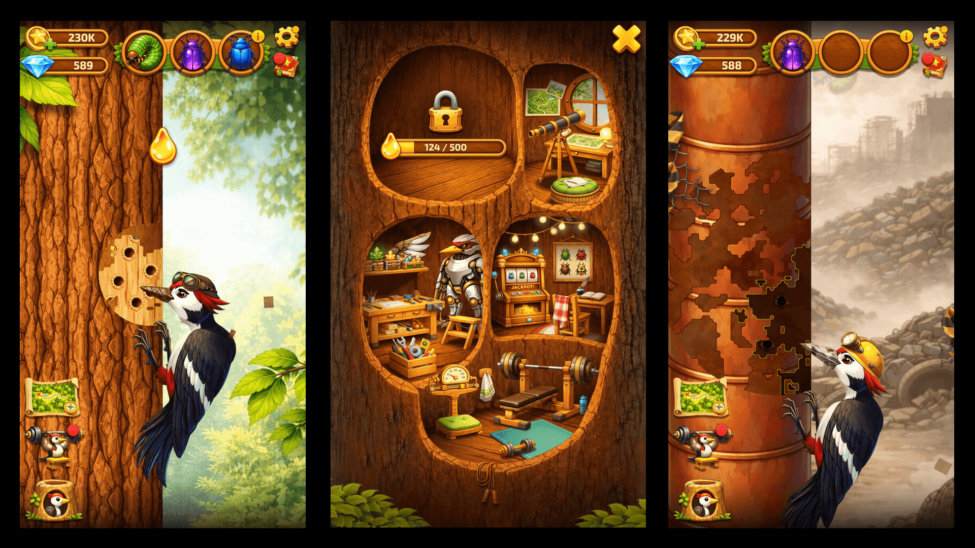 Дятел Долби и Богатей — screenshot 1