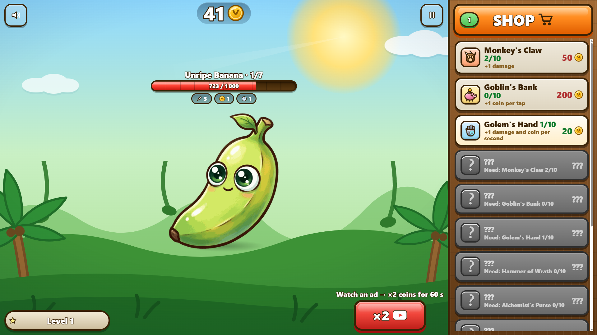 Banana 67 clicker — screenshot 1