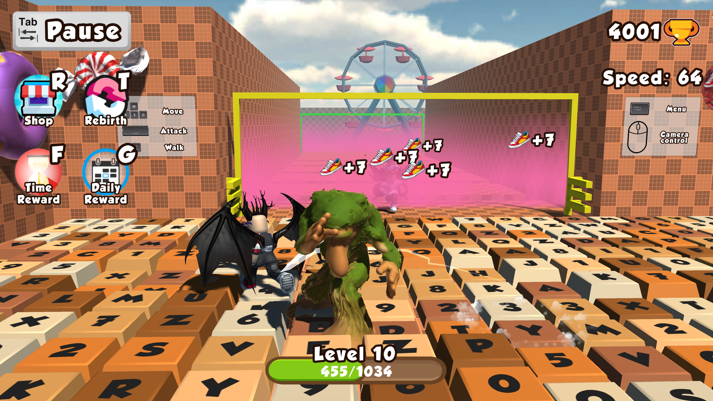 Break the Keyboard Escape: Brainrot Boss Mode Obby — screenshot 9