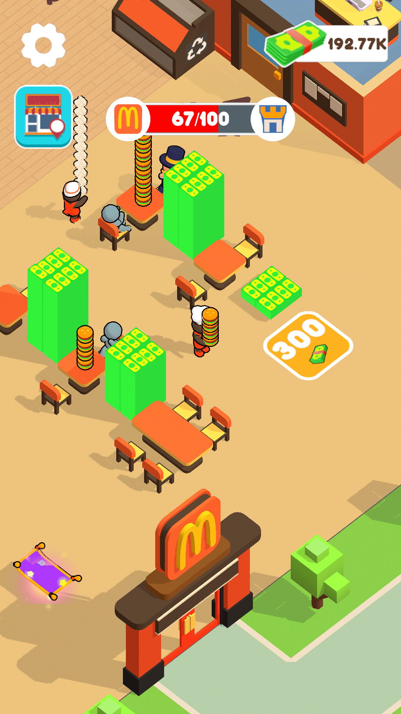 Burger Shop IDLE screenshot 4