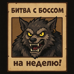 Битва с боссом на неделю!