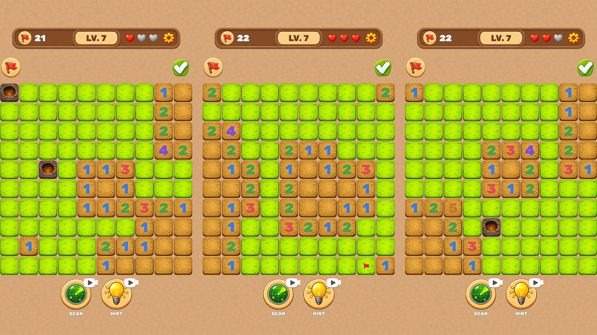 Minesweeper: Build Your Home — screenshot 1