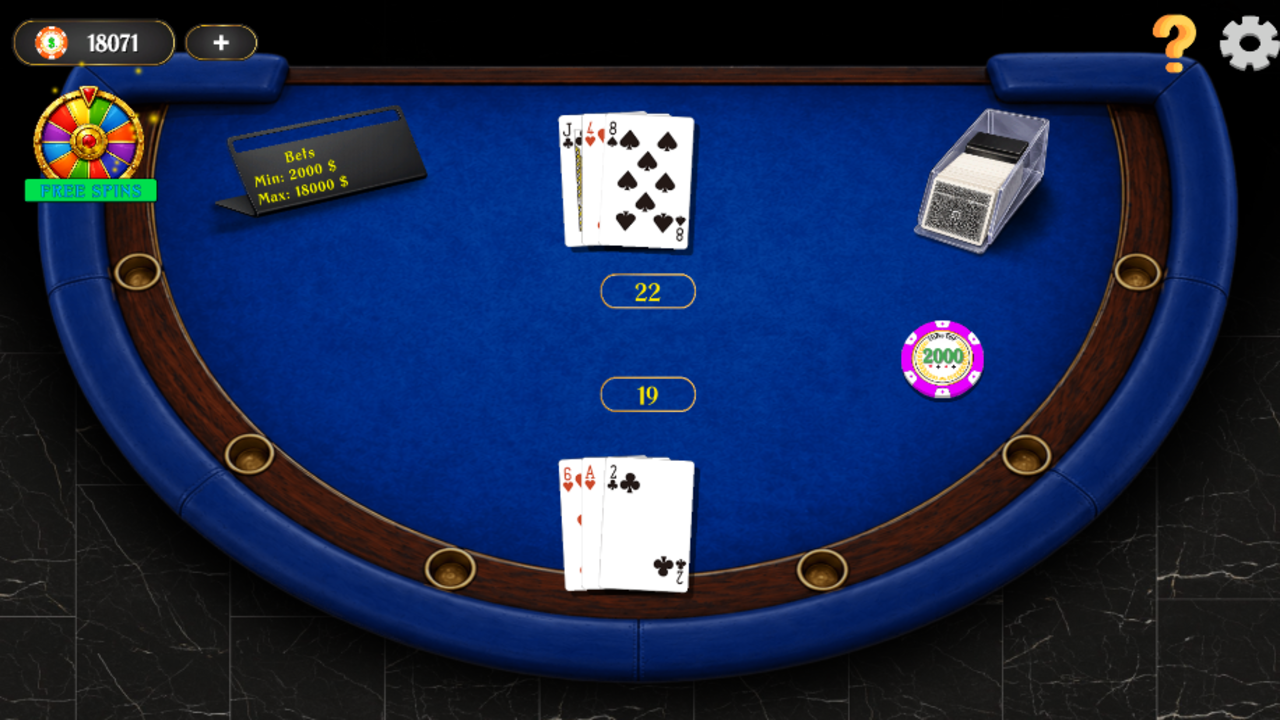 classic BlackJack screenshot