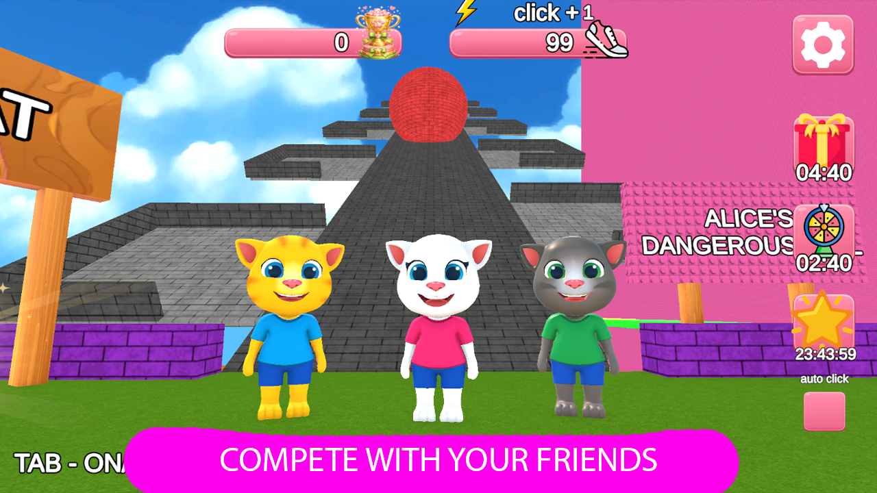 Kittens +1 Speed Per Click — screenshot 1