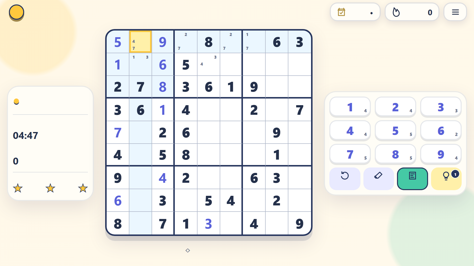 Судоку: Классика и Новые режимы — screenshot 2