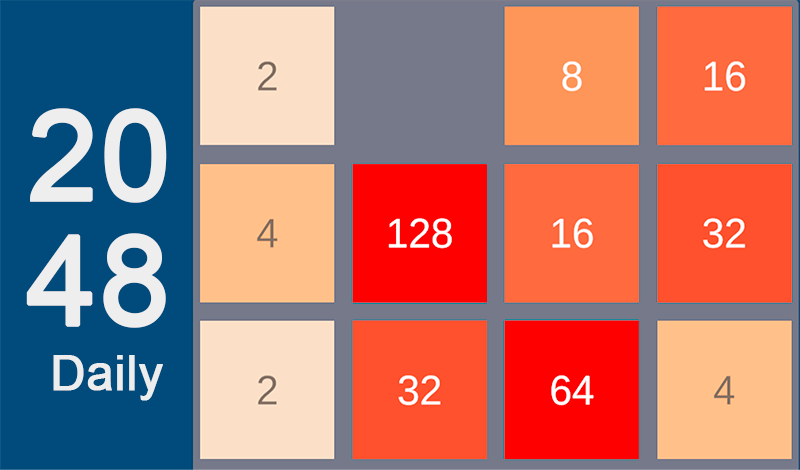2048 Daily game cover