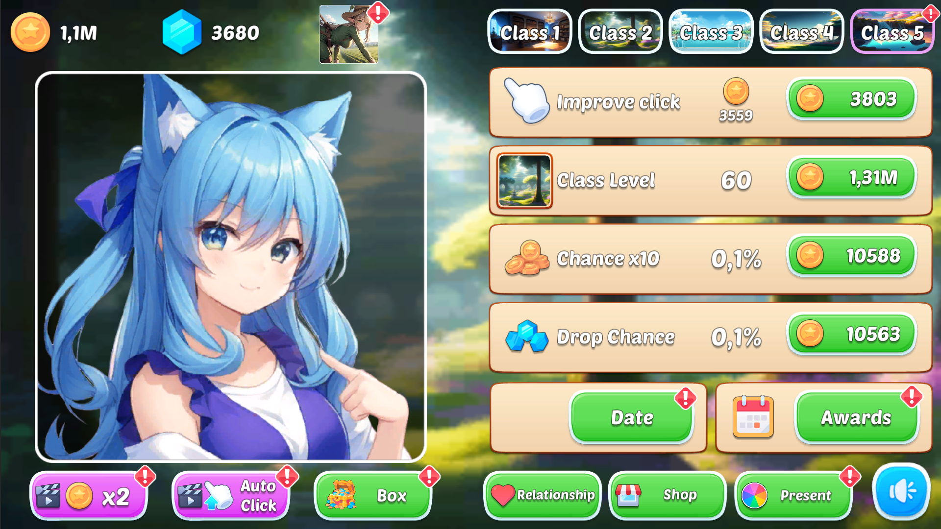 Your anime high school girl screenshot