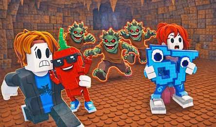 Break a Lucky Block and Save Brainrot in Cave