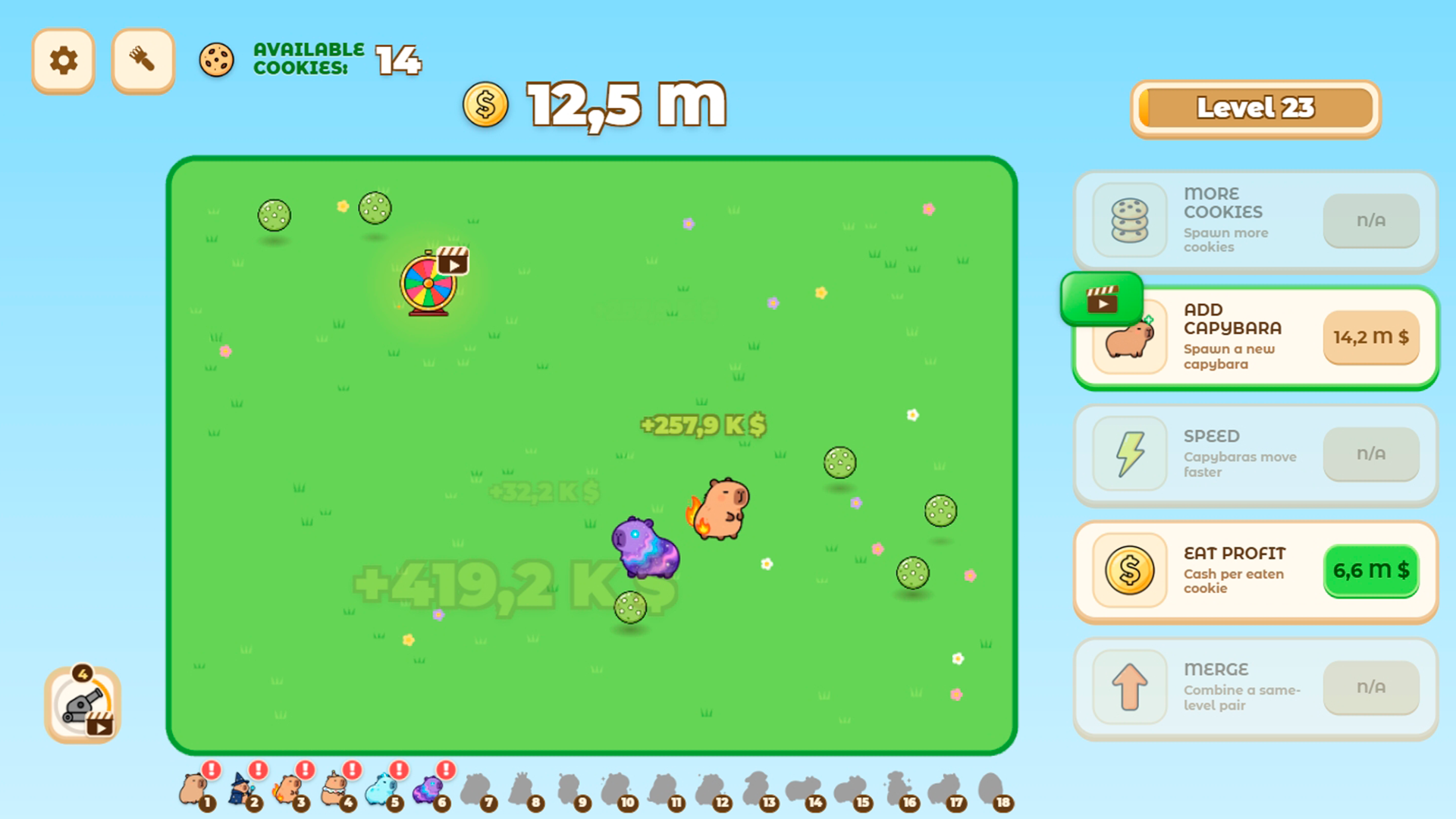 Capybara Garden — screenshot 1