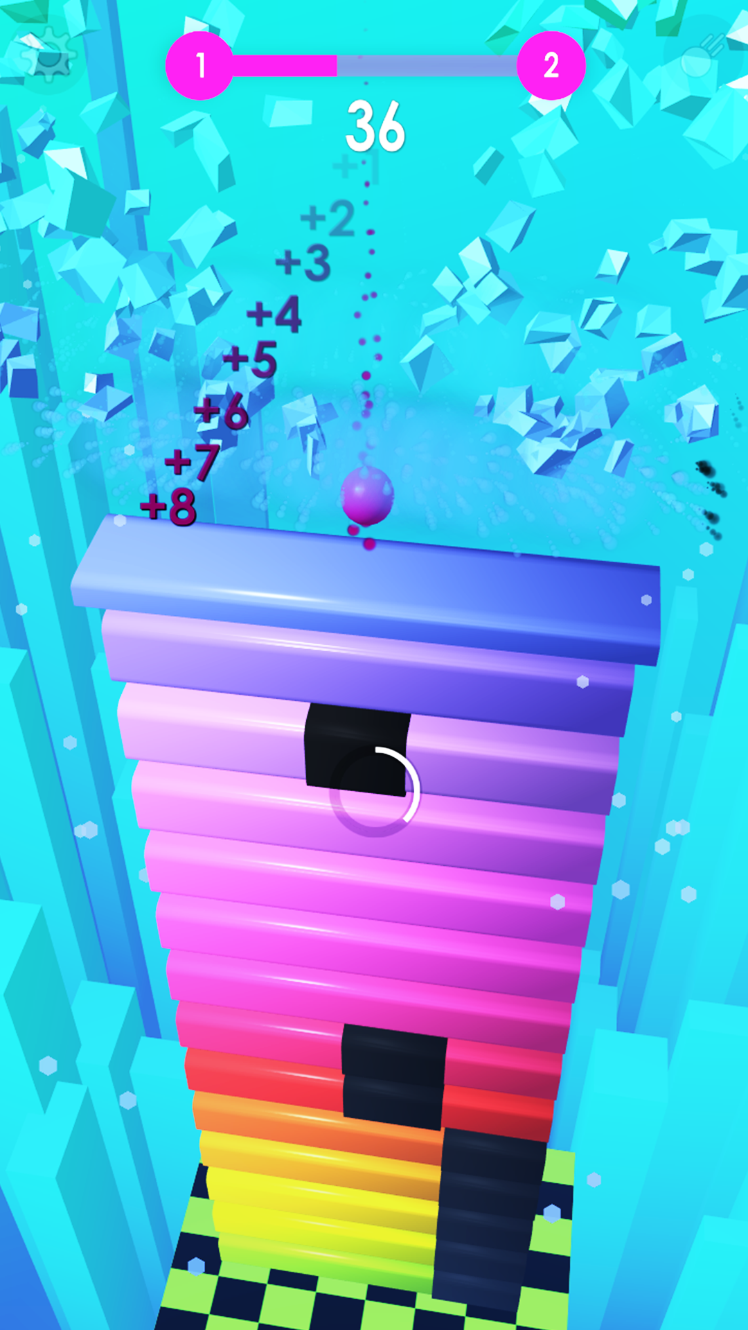 Stack Ball: Blast colorful bricks 3d screenshot 4