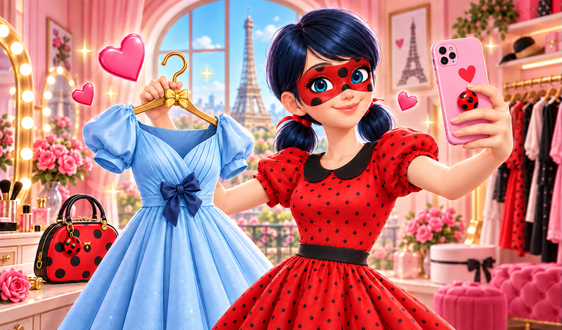 Ladybug: Blogger Dress Up game cover